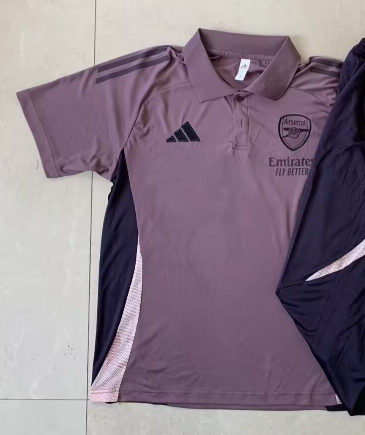 AAA Quality Arsenal 24/25 Purple Polo Shirts
